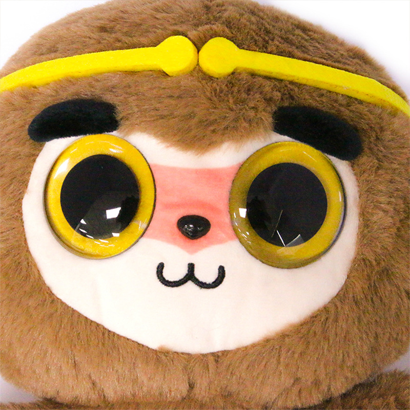 创意新款可爱大眼睛小猴子 企业吉祥物定制 OEM ODM毛绒玩偶 娃娃