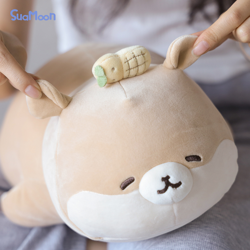 SuaMoon可爱仓鼠毛绒玩具抱枕女生玩偶睡觉抱娃娃公仔情人礼物
